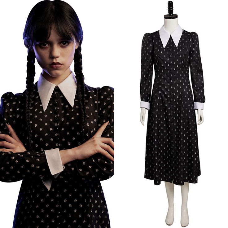 La robe de Wednesday Addams : un symbole de style sombre et gothique插图