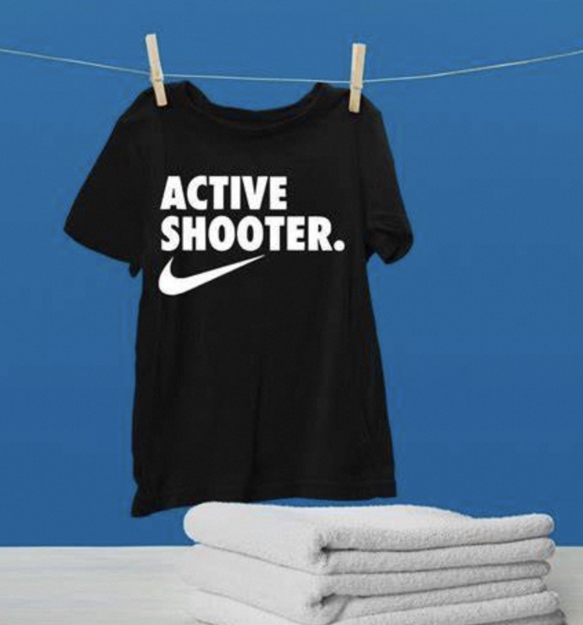 active shooter t-shirt