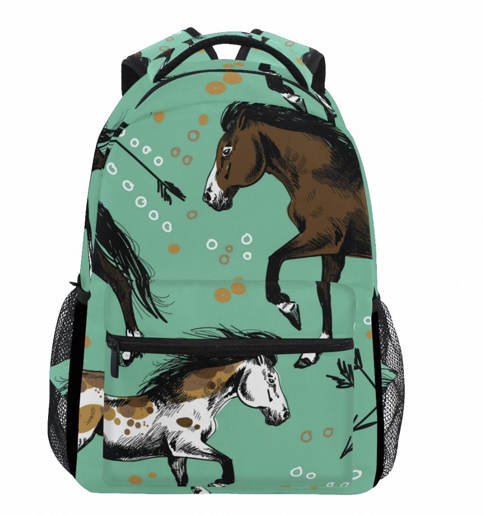 horse book bags for school