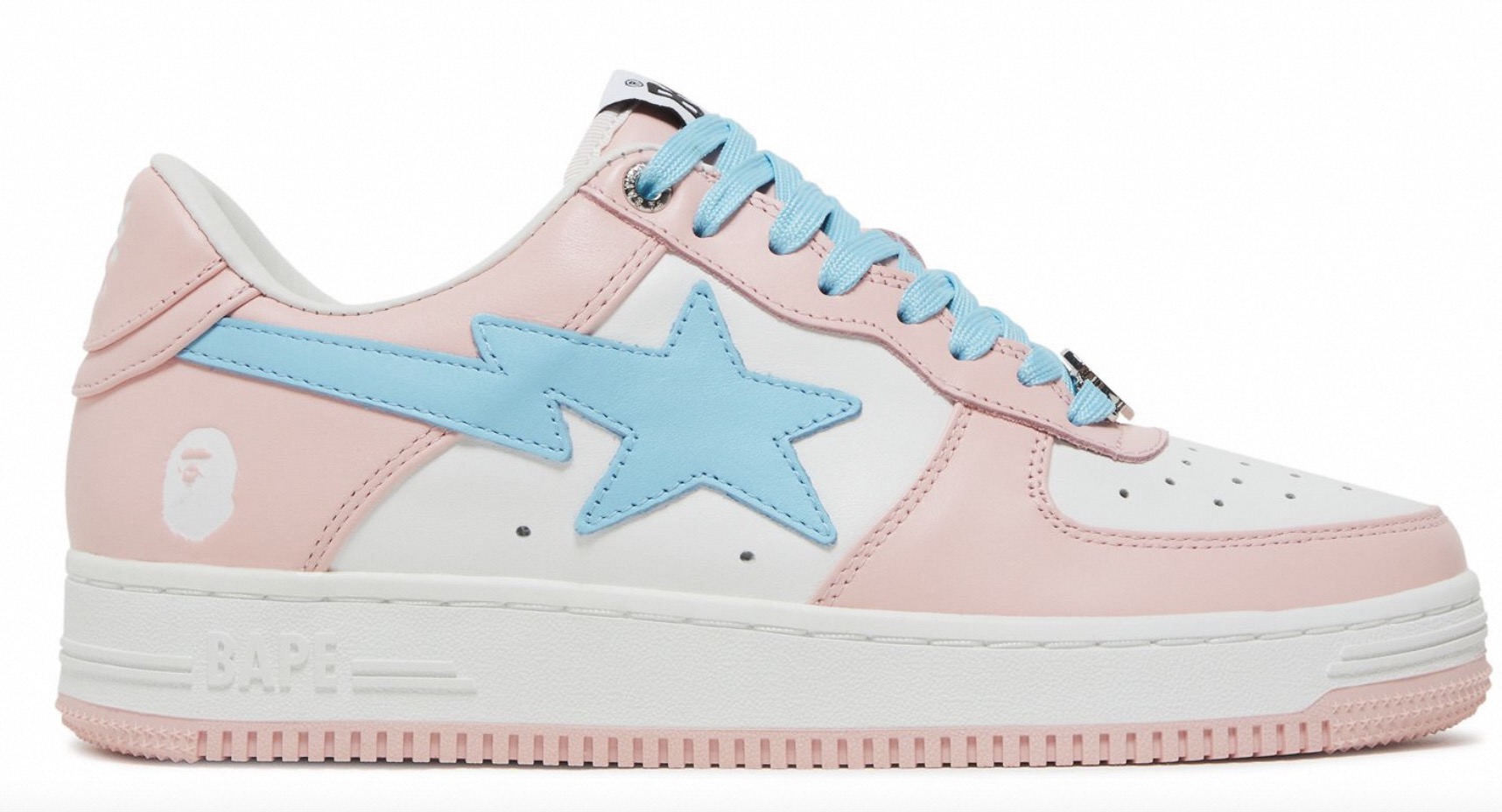 Pink Bapesta Shoes: Striding in Colorful Streetwear Style插图3