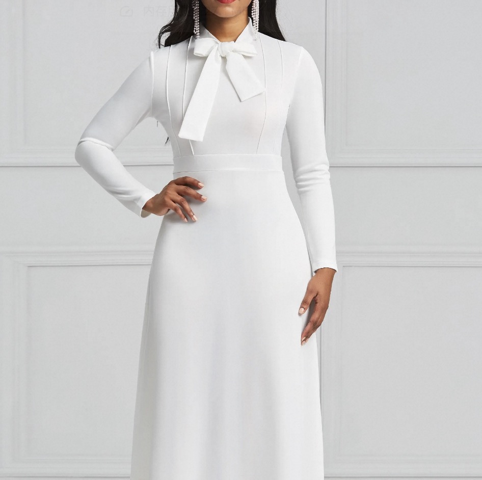 Long White Dresses for Women: Eternal Style Redefined插图4