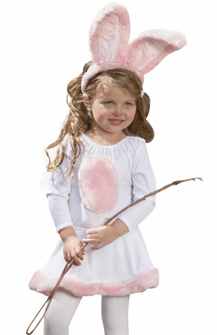 Girls Cute Bunny Costume