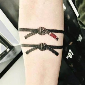 black belt tattoo