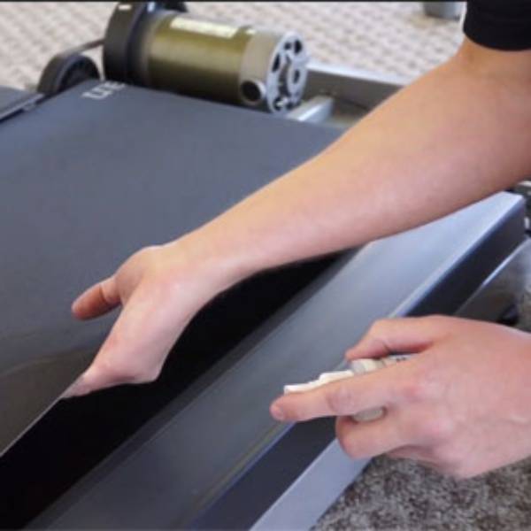 how to clean a treadmill belt