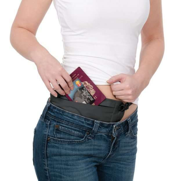 how to wear a money belt