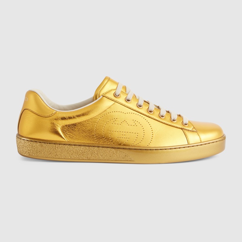 Gold sneaker