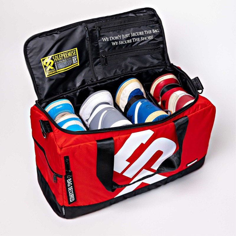 Sneaker duffle bag